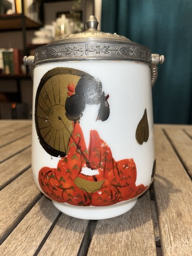 Ancien grand pot biscuit en - grand,
