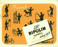 Buvard vintage peinture Ripolin