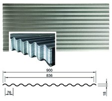 Tôle Ondulée Galvanisée