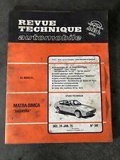 RTA N°341 MATRA SIMCA