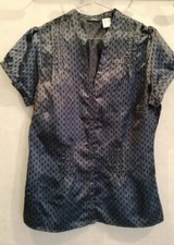 Chemisier bleu toucher