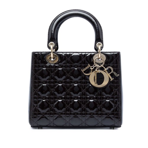 Dior medium cuir verni - dior,