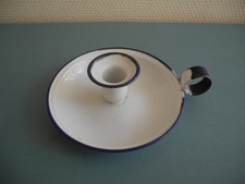 ancien bougeoir tôle