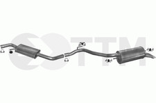 VW TRANSPORTER IV BUS 2.5 D 102cV 1996-2003 Ligne D'échappement Silencieux