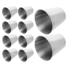  12 Pcs Gobelet Inox Pour Bar À La Maison Petit Verre Shot Incassable