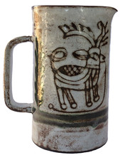 RARE PICHET VASE CERAMIQUE aux