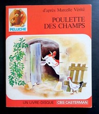 POULETTE DES CHAMPS d'après  Marcelle VERITE  Livre- Disque CBS CASTERMAN 1976