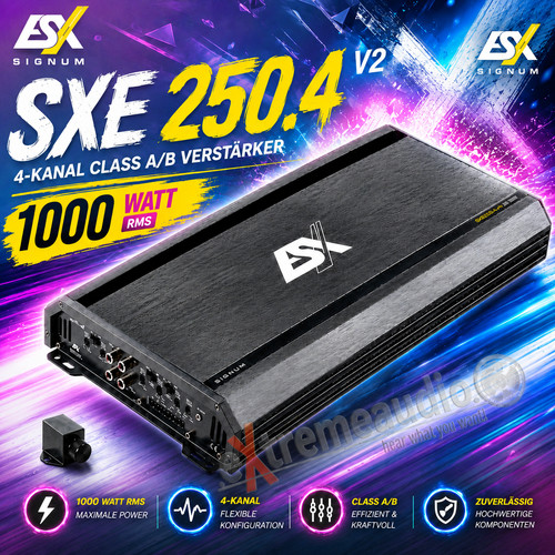 Amplificateur esx sxe250 - amplificateur, sxe250.4