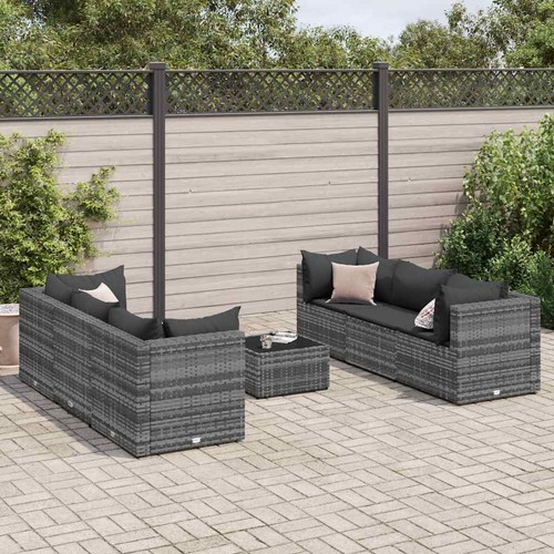Salon jardin avec coussins - jardin,