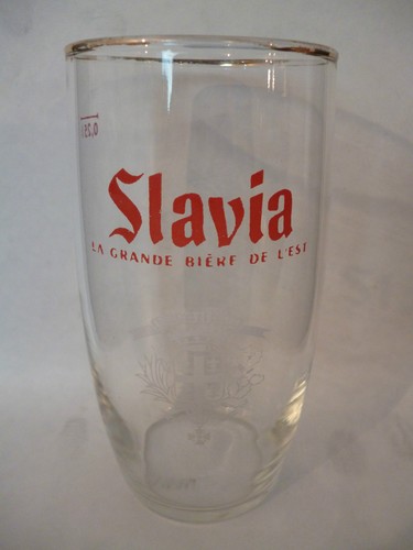 Verre biere ancien slavia - verre, ancien"slavia"