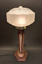 Art déco lampe en bois - déco,