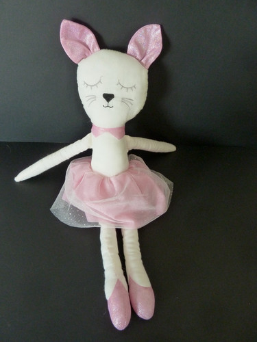 Doudou peluche chat zeeman - t.,