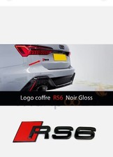 Logo Insigne RS6 coffre