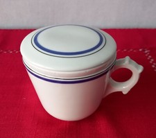 Service Petit déjeuner  / Tasse  Porcelaine d'Auteuil collection Ligne Marine 