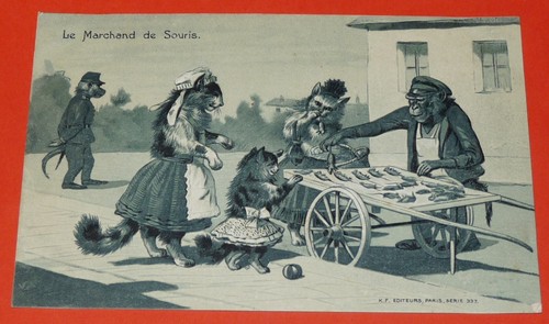 Cpa carte postale - postale, kf