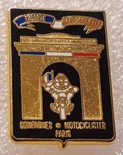 pin's escorte présidentielle- compagnies motocyclistes - fabricant Ballard - 