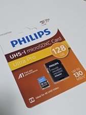 Micro SD 128 GB PHILIPS 130 Mb/s