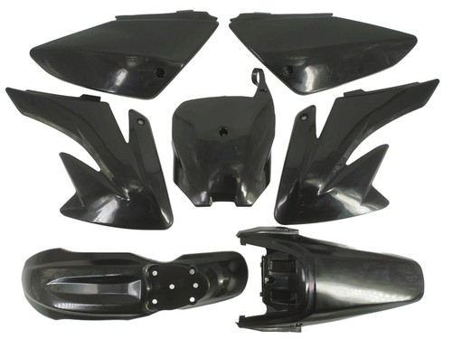 Kit plastiques noir crf70 dirt - plastiques,