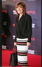 Jupe Crayon Rayée Zara Taille