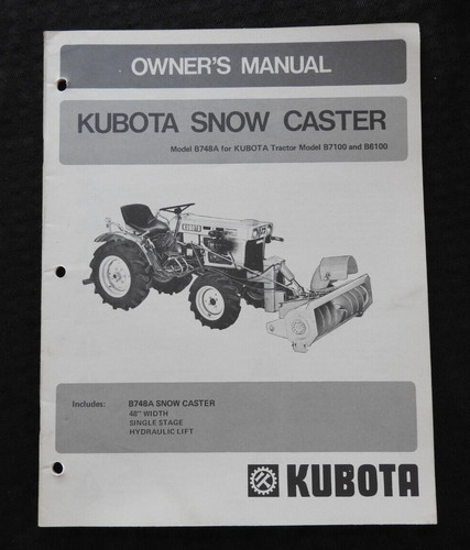 Kubota 6100 7100 tracteur - kubota,