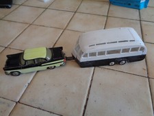 RARE  NOREV Simca Chambord bicolore  + CARAVANE HENON  1/43