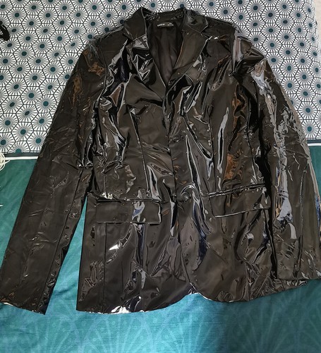 Veste blazer vinyl homme neuve - veste,
