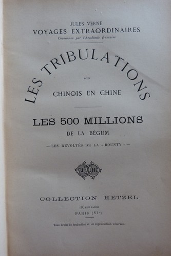 Jules verne les tribulations - jules,