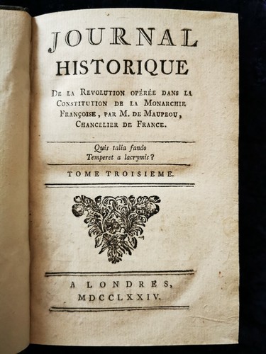 Journal historique la - journal, de