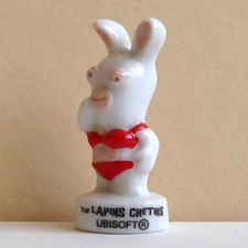 Fève Les Lapins Crétins font du Sport - 2012 - Lapin Nageur