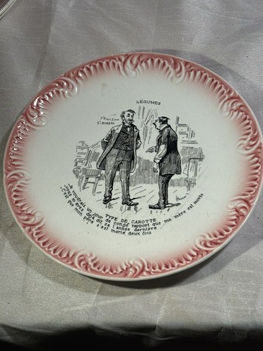 Assiette parlante digoin - parlante,