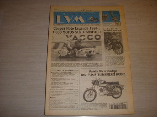 Vie moto lvm 137 - vie, la
