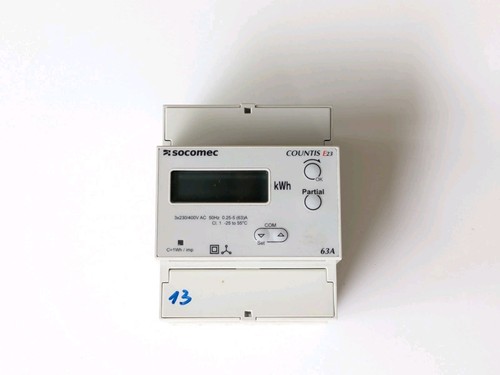 Compteur énergie triphasé - d'énergie,