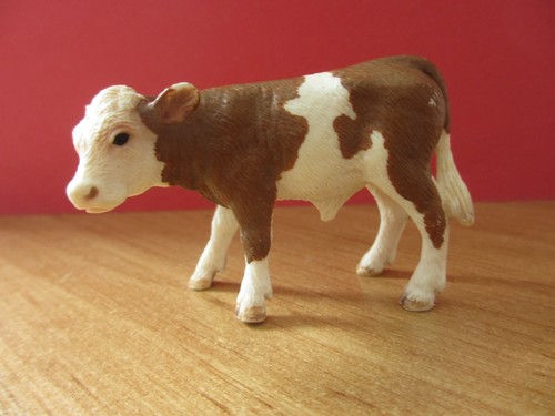Figurine veau vache - veau,