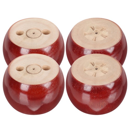 4pcs meuble jambe en bois