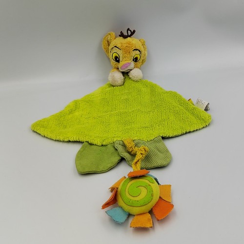 Doudou plat roi lion - le,