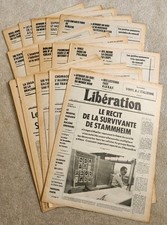 Lot 15 Journaux Libération