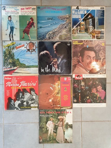 Lot disques vinyles - lot, 10