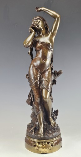 Fin large 19c français bronze - large,