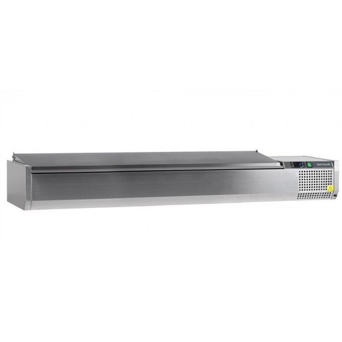 Vitrine inox réfrigérée