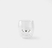 Double Wall Bear Glass Mug –
