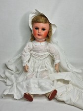 Poupée ancienne années 1930-1940, 49 cm, en composition – yeux dormeurs
