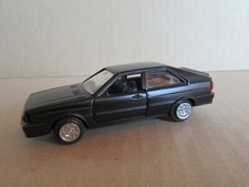 1/43 Audi Quattro sport coupé noir civile 1980 - 1986 Conrad 1020 Neuf box perso