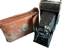 ANCIEN APPAREIL PHOTO VOIGALANDER NOIR ET BLANC A SOUFFLÉ ARGENTIQUE ÉTUI NOTICE