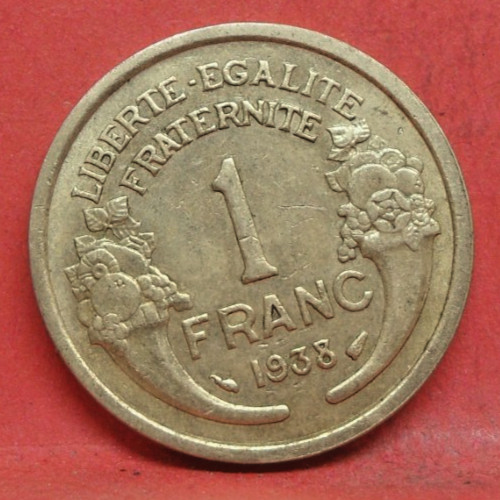 Pièce franc morlon 1938 - 1,