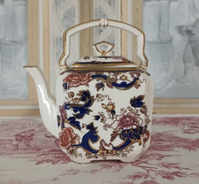Magnifique  petite Théière MASON'S MANDALAY MADE ENGLAND IRONSTONE PORCELAINE