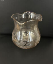 GLOBE ABAT-JOUR EN VERRE  GRAVE LEGEREMENT AMBRE LUMINAIRE