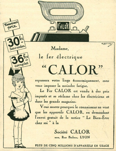 Publicité ancienne fer