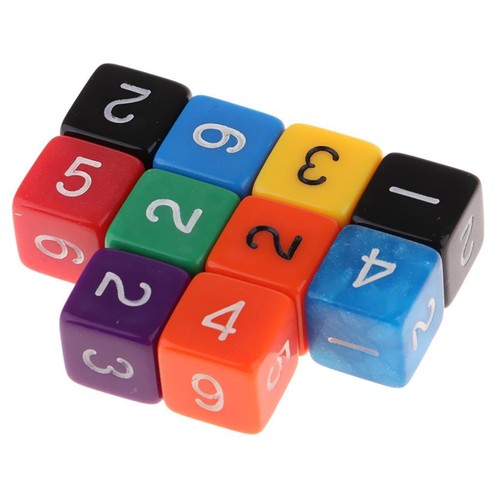 Jeu dés acrylique - jeu, en