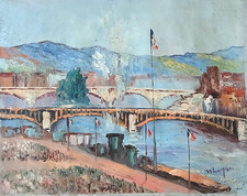 huile sur toile signée