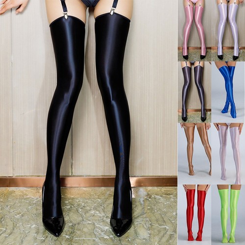 Bas femme sexy huile brillant - femme, sexy-huile